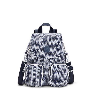 Kipling Firefly Up Printed Convertible Ryggsäck Grå | SE 1633EB